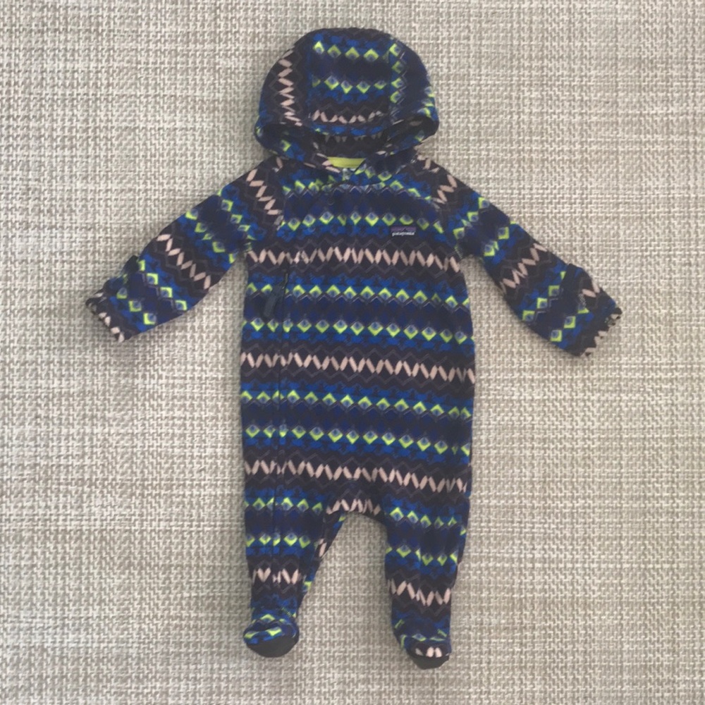 Patagonia Micro Fleece Bunting (size 0-3m)